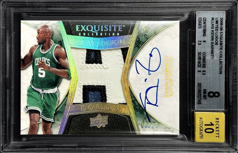 2008-09 Exquisite Limited Logos Kevin Garnett