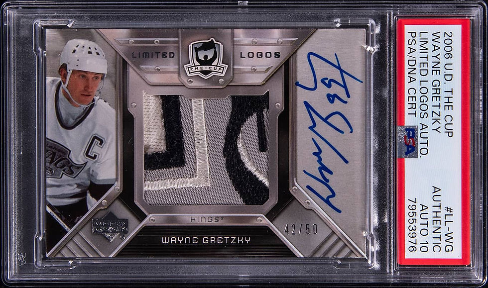 2006-07 The Cup Limited Logos Wayne Gretzky