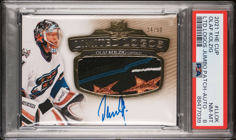2021-22 The Cup Limited Logos Olaf Kolzig