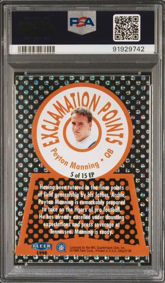 The Ultimate Peyton Manning Football Card Guide | Smarter Collector
