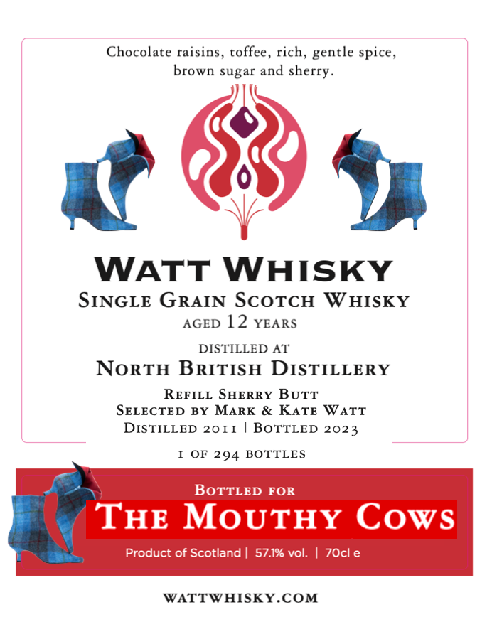 SIngle Grain WATT WHISKY NORTH BRITISH DISTILLERY 12 Y