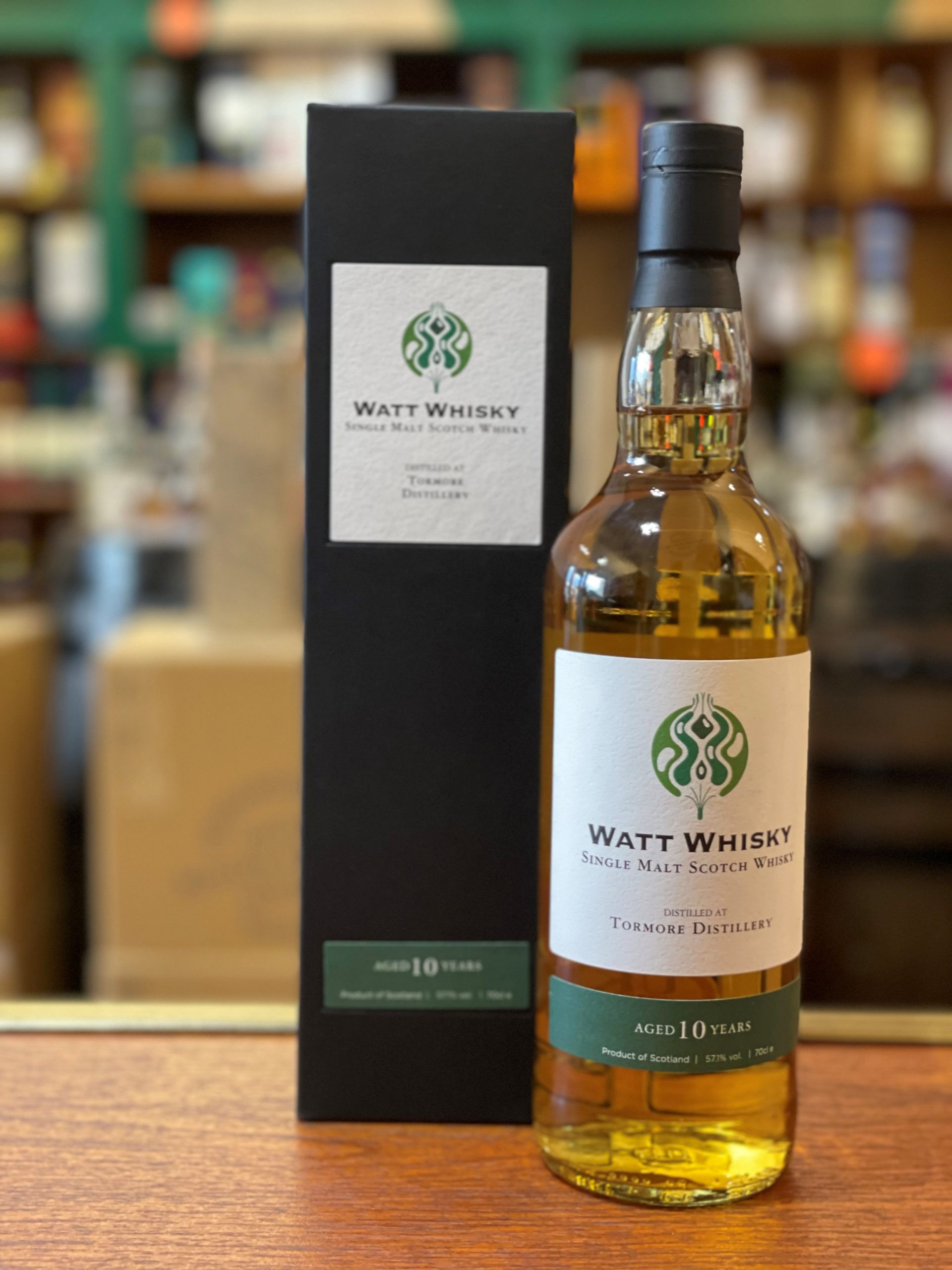 WATT WHISKY-TORMORE distillery-10 Y- 57,1 % , 70 cl