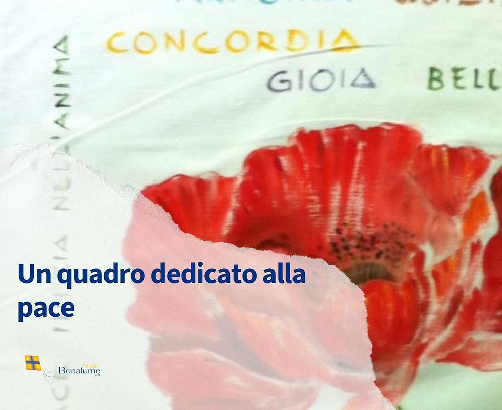 Un quadro dedicato alla Pace