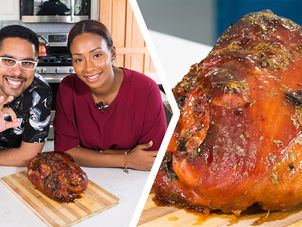 How To Bake A Honey-Thyme Glazed Ham