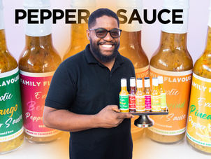 TASTY Family Flavours Exotic PEPPER SAUCES by Chef Jeremy Lovell In T&T 🇹🇹