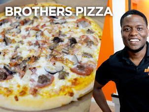 Cheesy PIZZA at Family-Owned Brothers Pizza in San Fernando, Trinidad & Tobago 🇹🇹 Foodie Finds