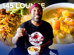 Homestyle Chicken Pelau & Corn Soup at 145 Lounge in Port of Spain, T&T 🇹🇹 Foodie Finds