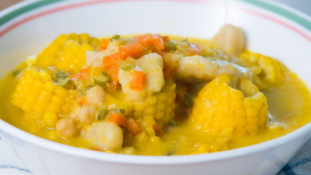 Trini Corn Soup Recipe by Chef Jeremy Lovell