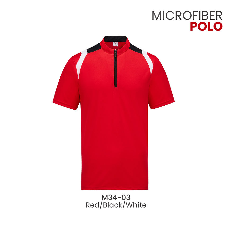 Thumbnail: Microfiber Mockneck Zip 160GSM
