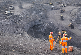 miners working