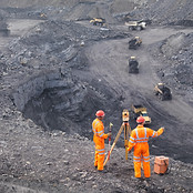 miners working