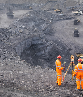 miners working