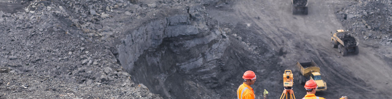 miners working
