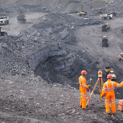 miners working