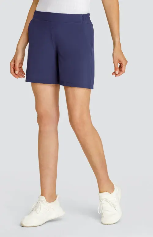 Thumbnail: Tail Women's Babylon 6" Navy Shorts