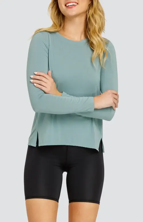 Thumbnail: Tail Women's Essentials Gracen Long Sleeve Top in Sage