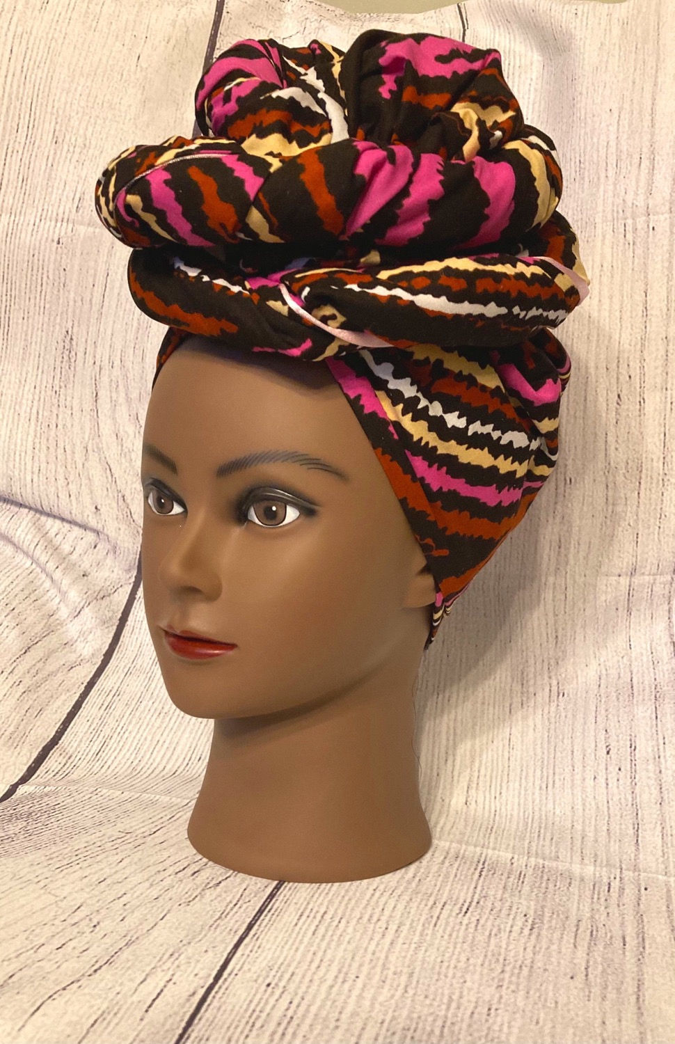 Ankara print headwrap