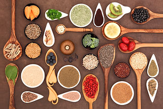 Variety of herbs and spices