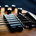 E-Bass-Gitarre Detail