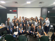 Equipe reunida no I Encontro de Voluntariado do Instituto Unimed JF