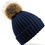 Thumbnail: Faux Fur Pom Pom Beanie