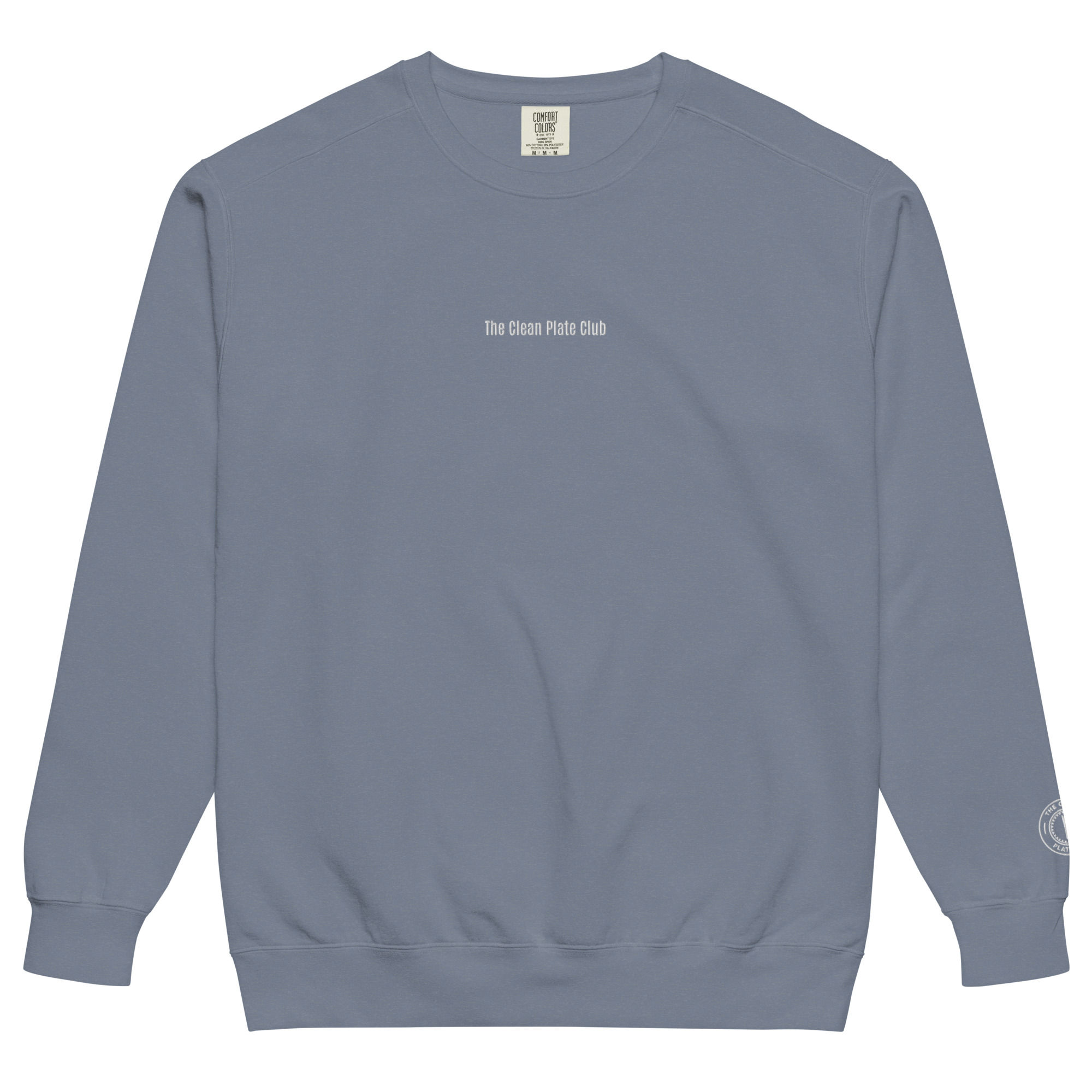 Unisex garment-dyed sweatshirt