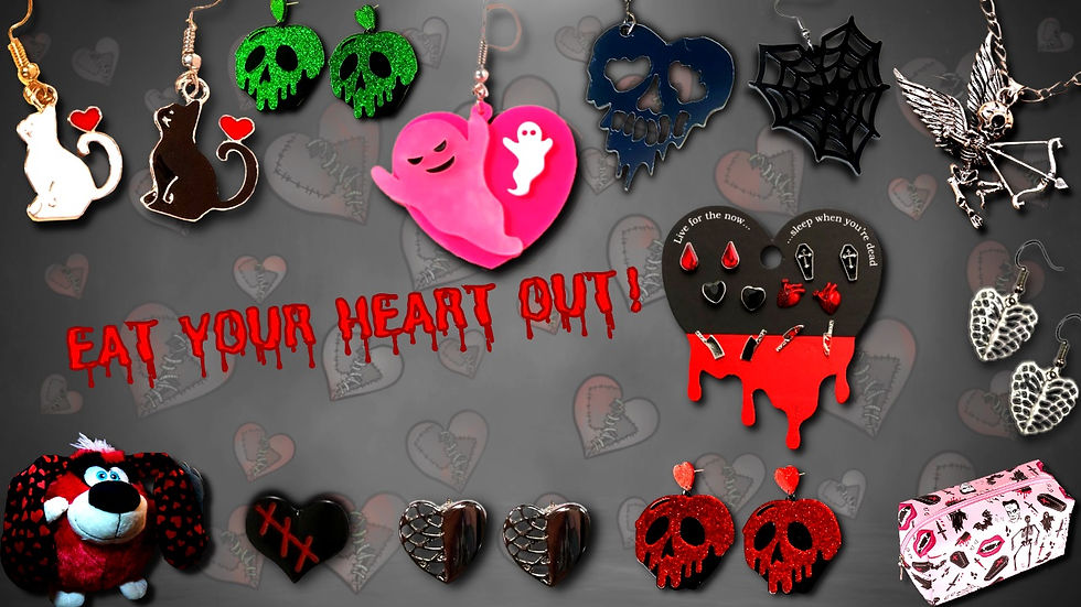 HAPPY VD DAY GET YOUR BOO SOMETHING THEY CAN USE WITH OUR GHOULISH BUCKS GIFT CARDS