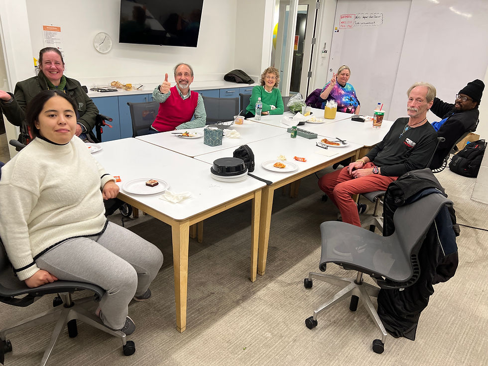 LetsBMore timebanking network meeting