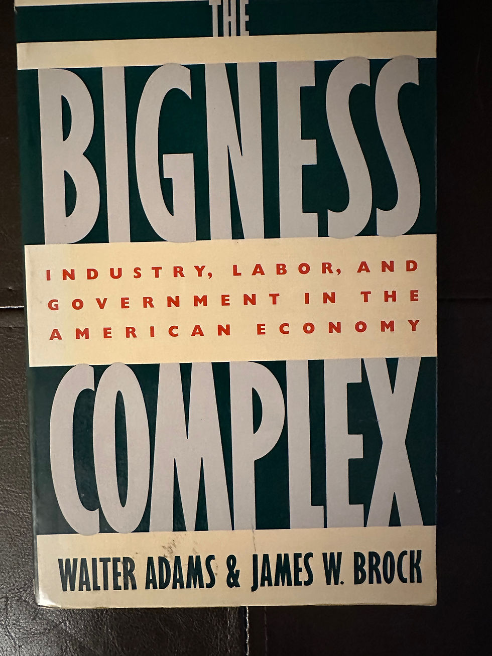 Bigness as a Religion