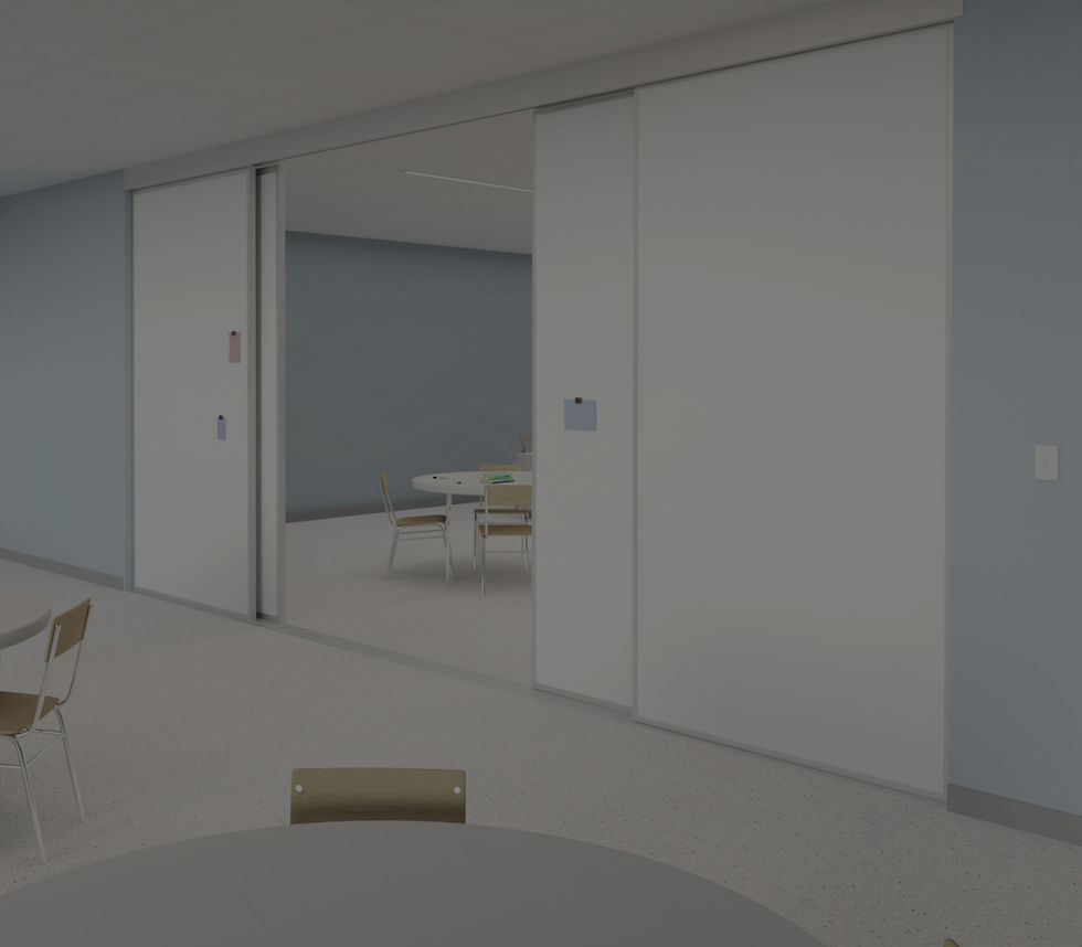 Sliding Whiteboard Doors