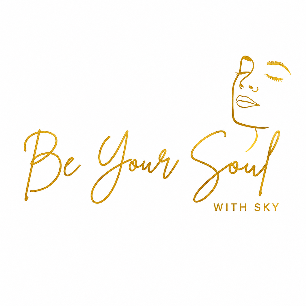 be your soul logo gold