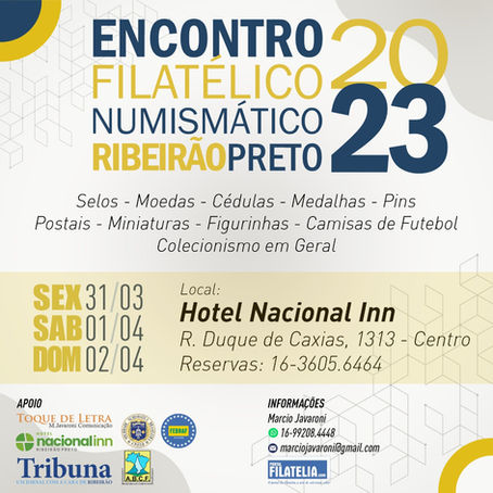 Encontro filatélico e numismático de Ribeirão Preto 2023