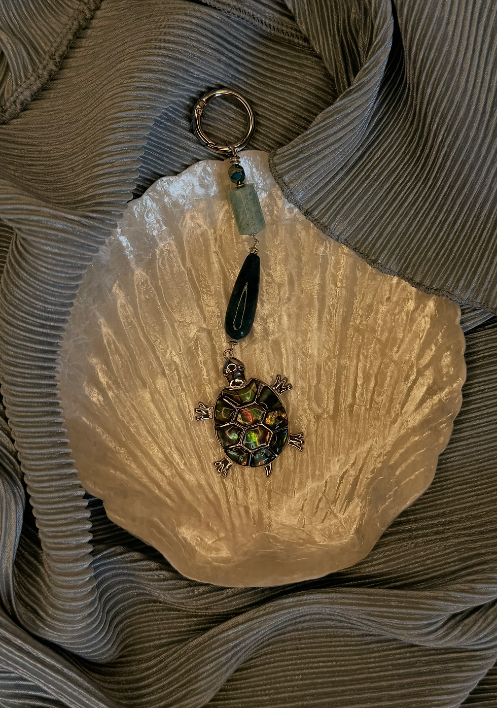 Thumbnail: Abalone Turtle Bag Charm