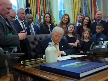 Whole Milk Returns to School Lunches After Trump Signs New Law