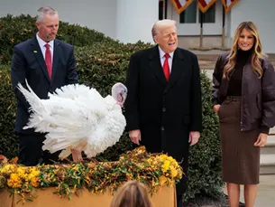 Funny moments light up Trump’s annual Thanksgiving Turkey Pardon ceremony