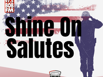World War II Veteran Receives March Shine On Salute