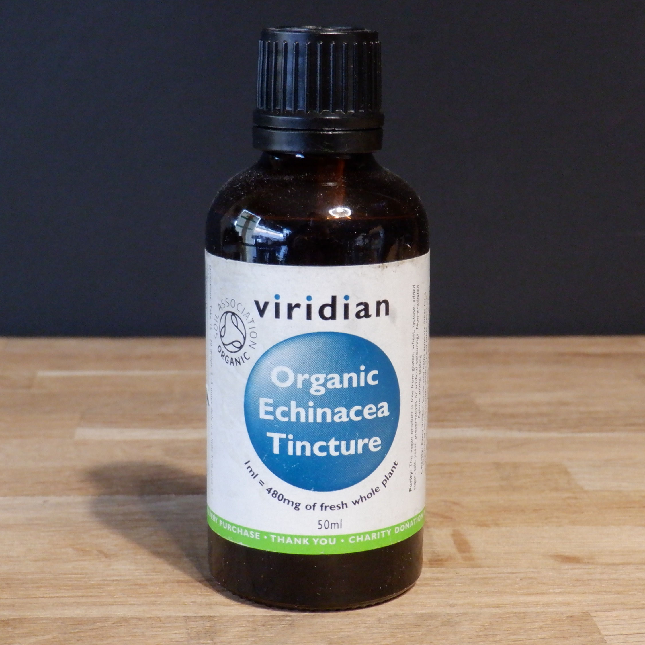 VIRIDIAN - ORGANIC ECHINACEA TINTURE - 50ML