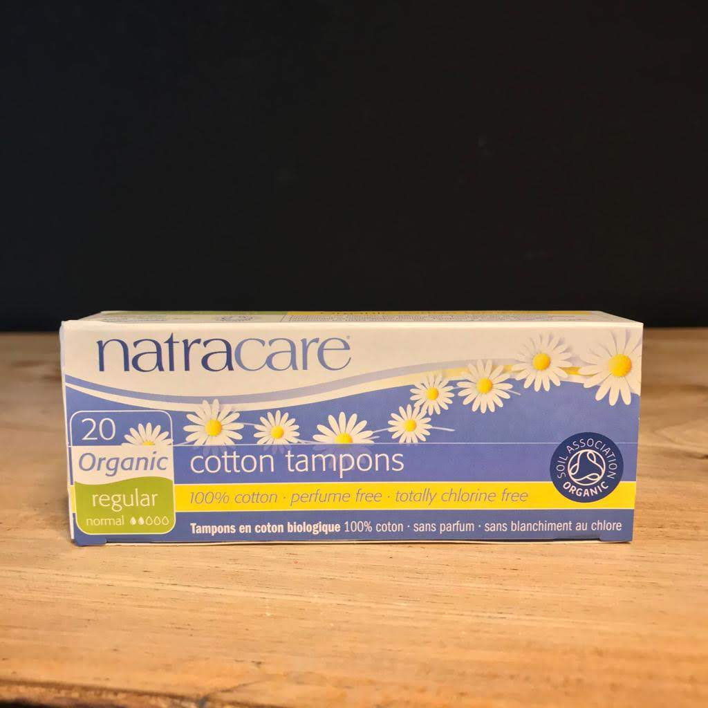 NATRACARE 20 REGUALR COTTON TAMPONS