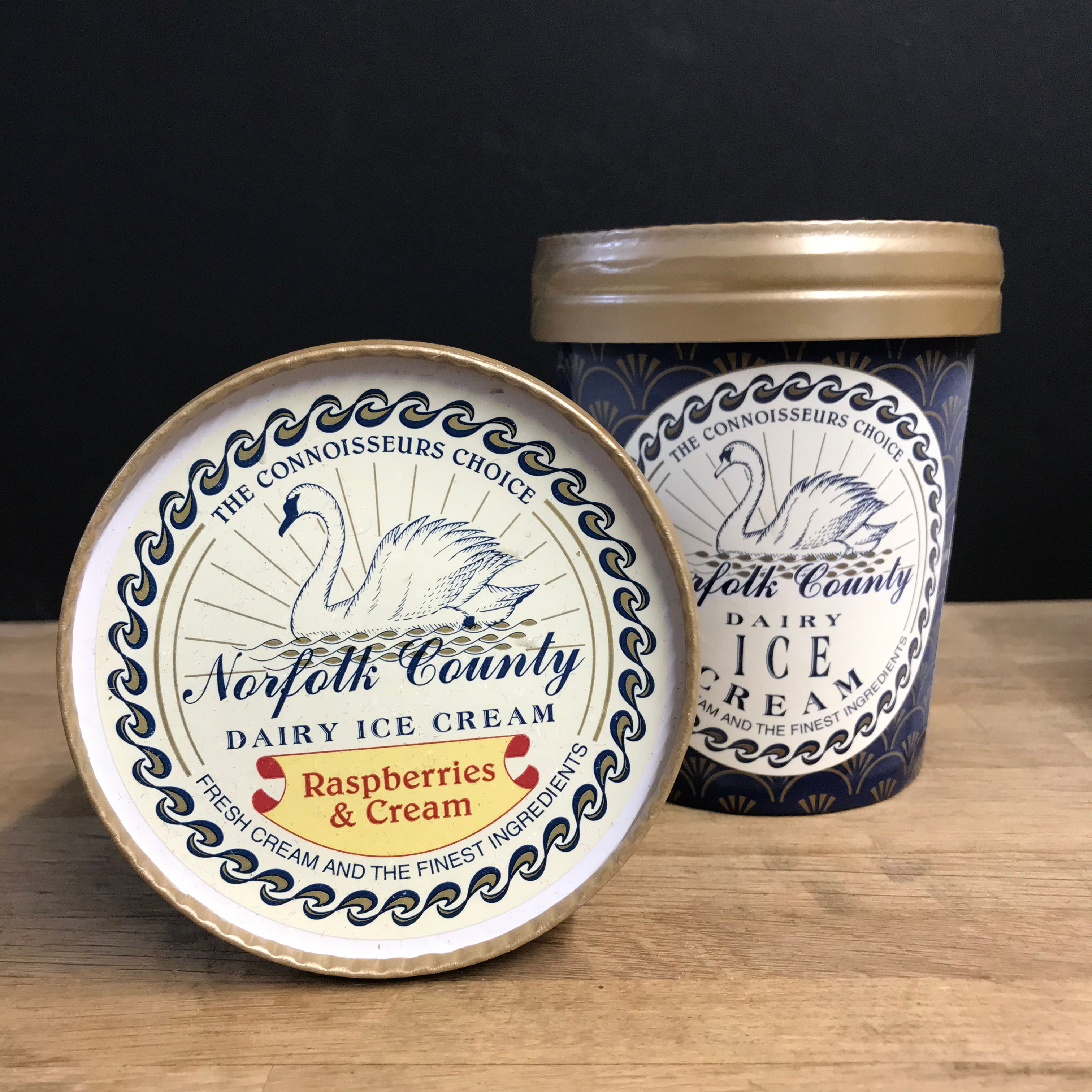 NORFOLK COUNTRY RASPBERRIES & CREAM 500ML