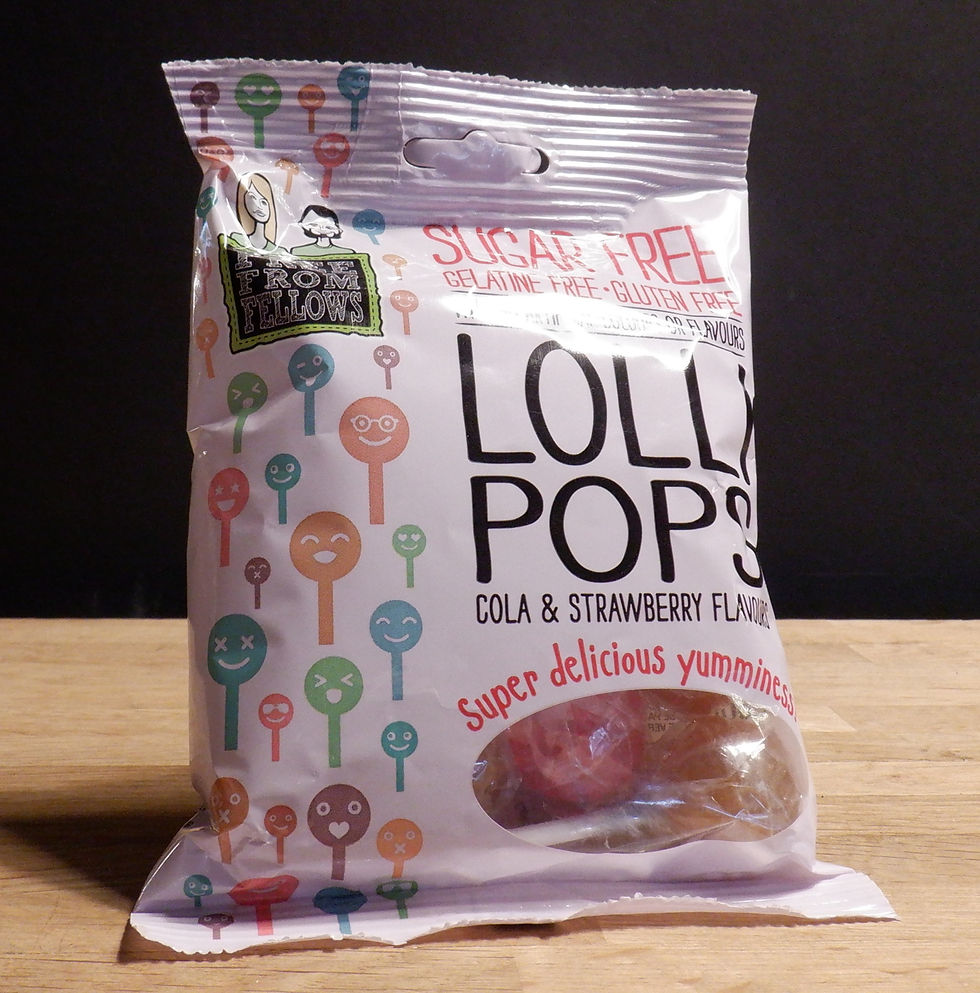 FREE FROM FELLOWS - LOLLIPOPS, COLA & STRAWBERRY