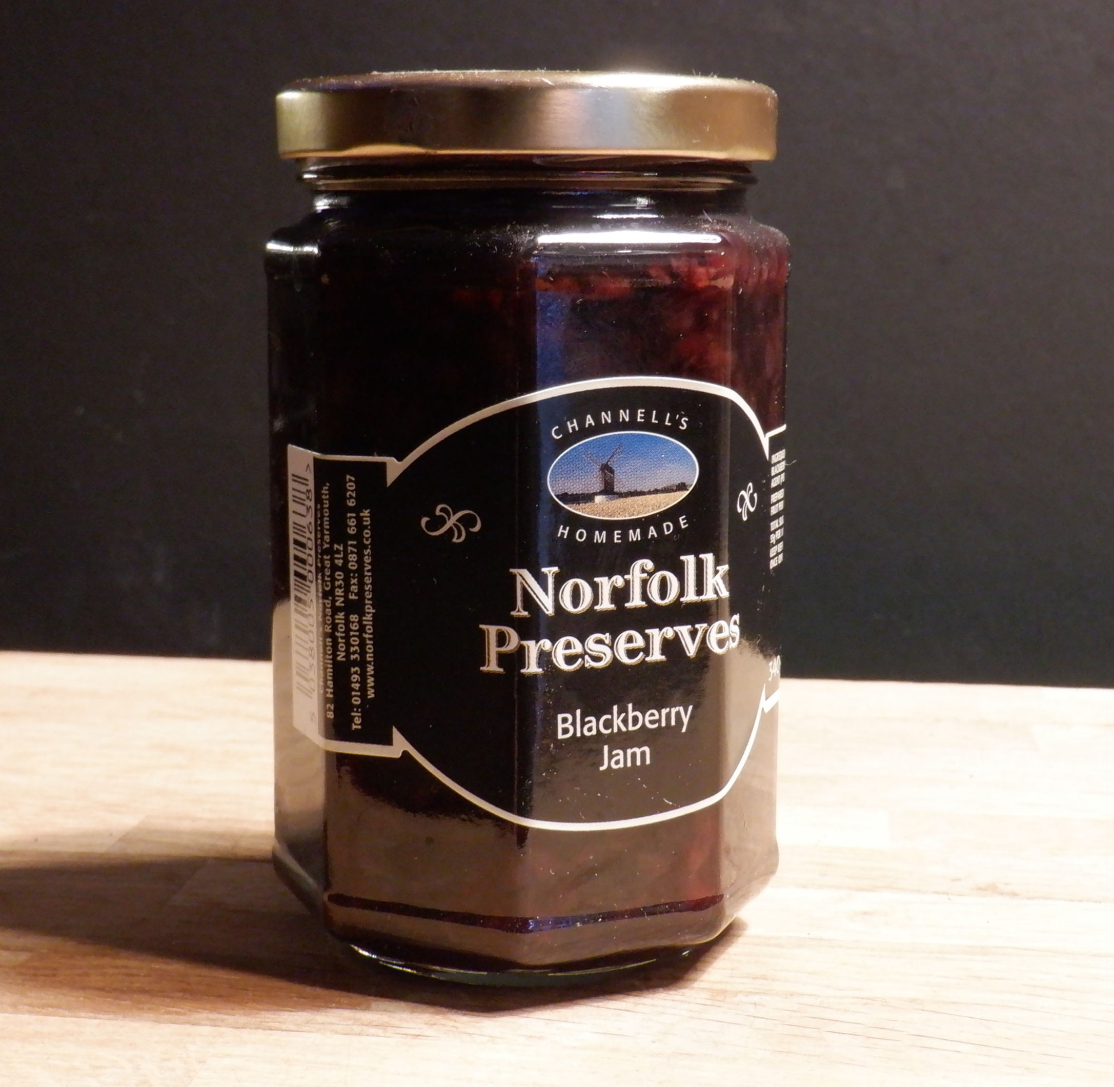 NORFOLK PRESERVES - BLACKBERRY JAM 340G
