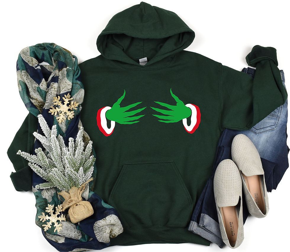 Thumbnail: Grinch Grab Hands Hoodie