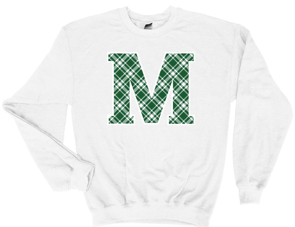 Thumbnail: Meadowbrook Plaid Crewneck