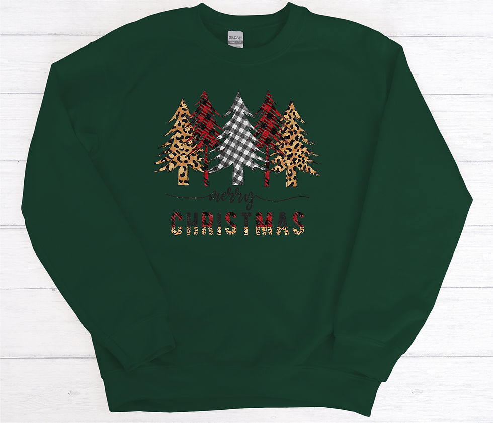 Thumbnail: Merry Christmas Trees Crewneck