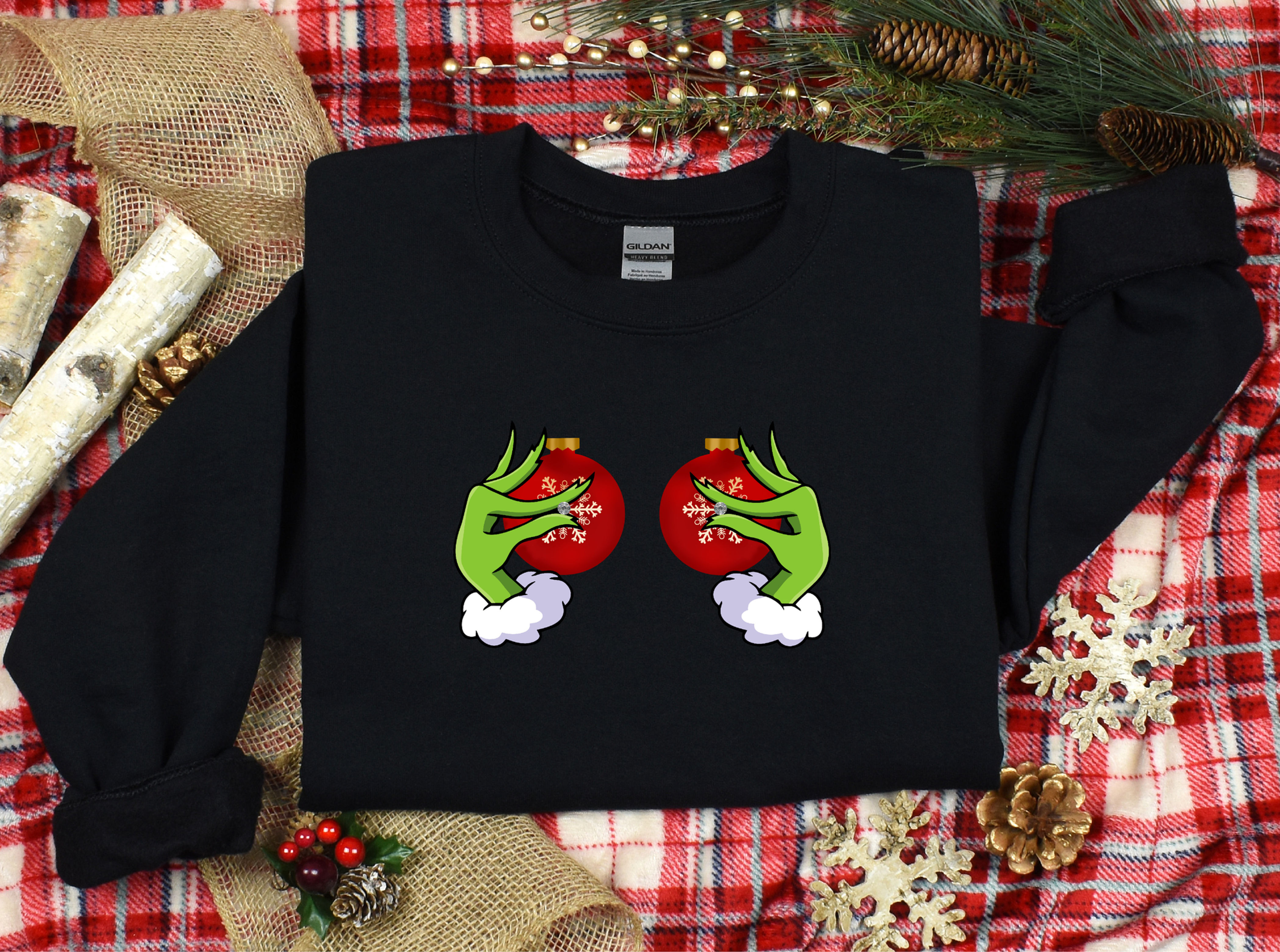 Grinch Pinch Crewneck