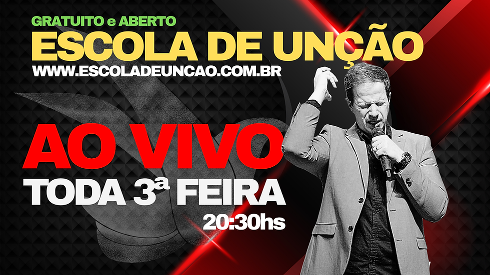 🔥ESCOLA DE UNÇÃO ⭕AOVIVO 📌Toda 3ªFEIRA 20:30hs 🟢GRATUITO 🔴VAGAS LIMITADAS