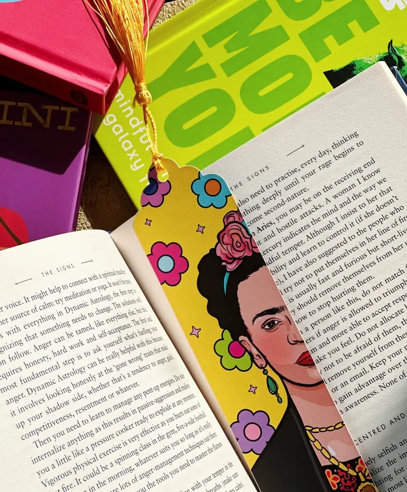 Μικρογραφία: Frida Kahlo Flowers Bookmark