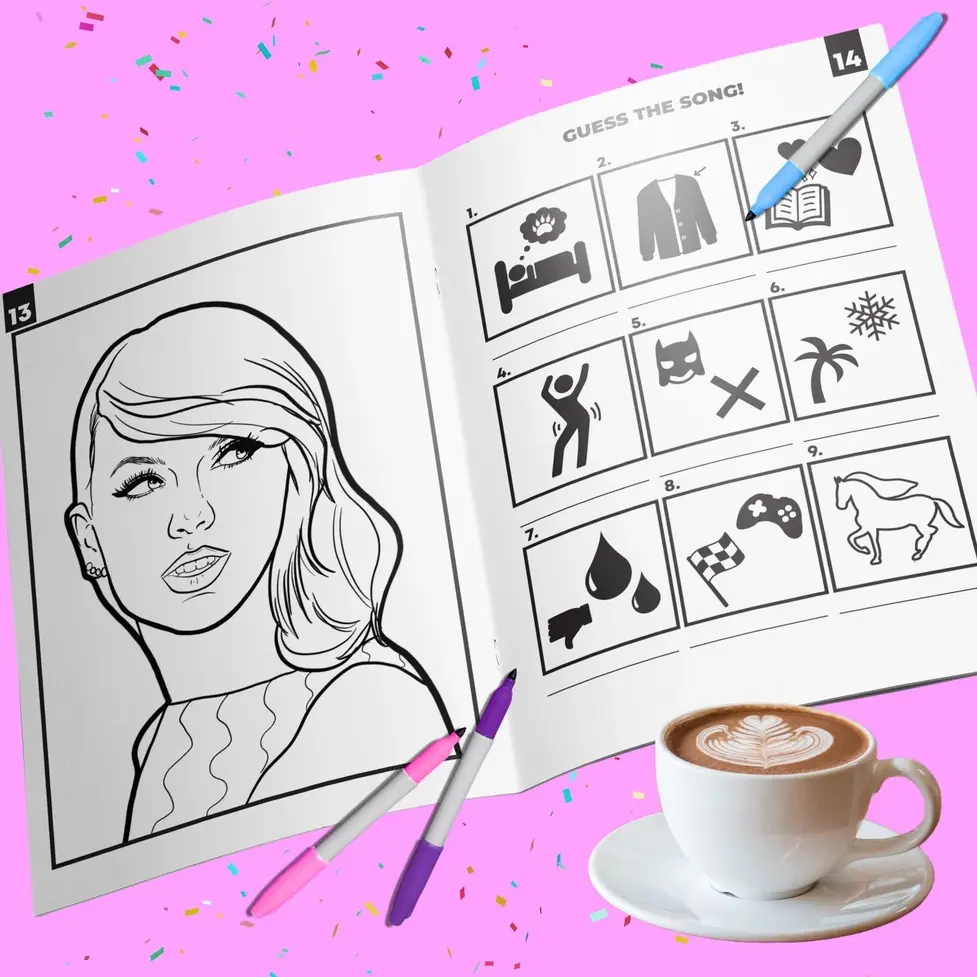 Μικρογραφία: Coloring and Activity Book A4 Format Trending Pop Girl