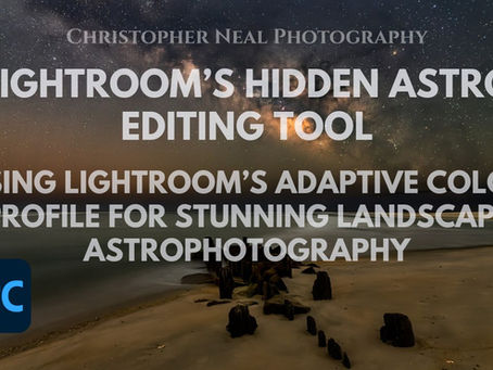 Using Lightroom’s Adaptive Color Profile for Stunning Landscape Astrophotography