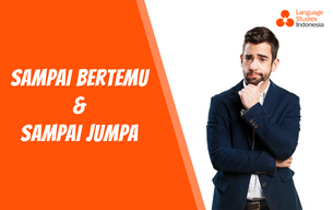 Difference Between Indonesian Goodbye Expression “Sampai Bertemu” and “Sampai Jumpa”
